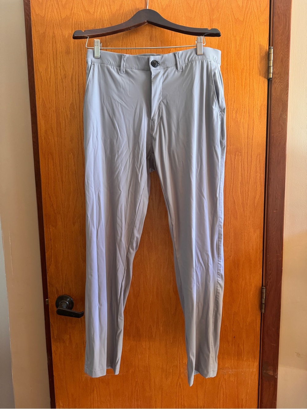 7 Diamonds Men's Light Gray Stretch Performance Pants size 32x30